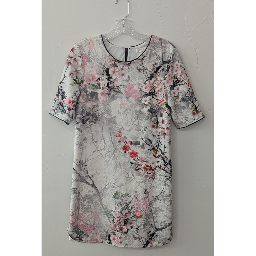 Anthropologie Weston Women's Dress Small Cherry Blossom Print Dress